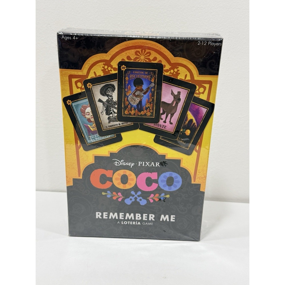 Disney Pixar Coco Remember Me Lotería Card Game – Sealed, New In Box
